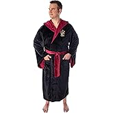 Harry Potter Adult Fleece Plush Hooded Robe - Gryffindor, Slytherin, Ravenclaw, Hufflepuff, Hogwarts