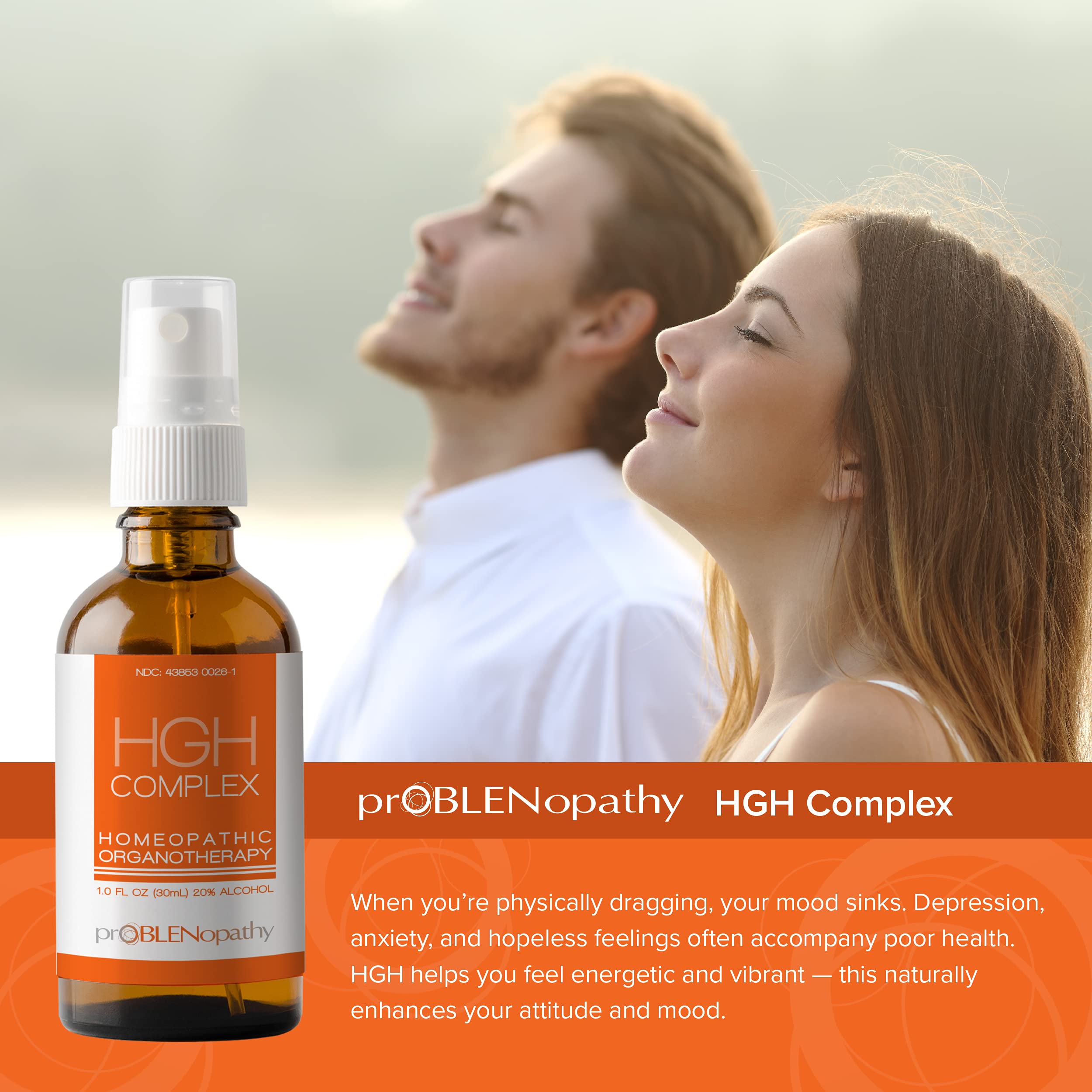 proBLENopathy HGH Supplement for Men & Women Liquid Oral Spray 1 fl oz (30 ml) – Rapid Absorption & Easy to Use - Muscles Growth & Recovery - Natural Human Growth Hormone Supplement - 30 Day Supply