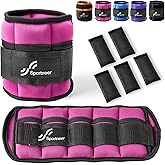 Sportneer Adjustable Ankle Weights for Women and Men 7 lbs/Pair Adjustable Leg Weights with Secure Straps, Strength Training