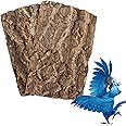 2 Pcs 22 x 14 Inches 100% Natural Cork Perch, Bird Seat Boards, Birdcage Decor Accessories, Cork Bark Backdrop, Toy for Bird Budgie Parrot Cockatiel Hamster Guinea Pig Rat