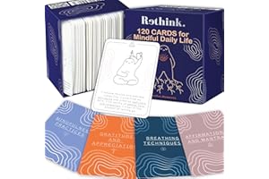 QUOKKA 120 Meditation Cards for Adults - Meditation Cards for Mental Health - Mindful Practices Cards for Mental Health - Anx