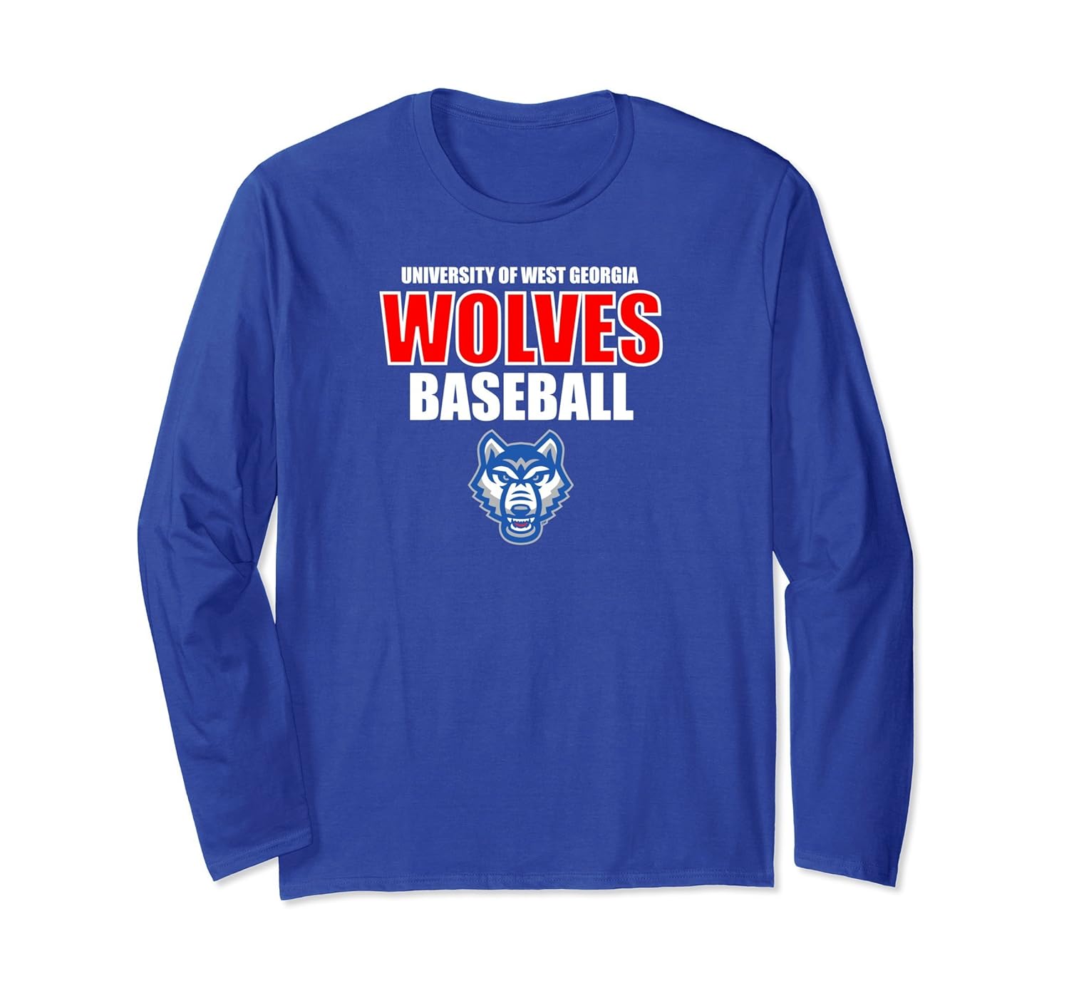 West Georgia Wolves UWG Baseball Long Sleeve T-Shirt-anz