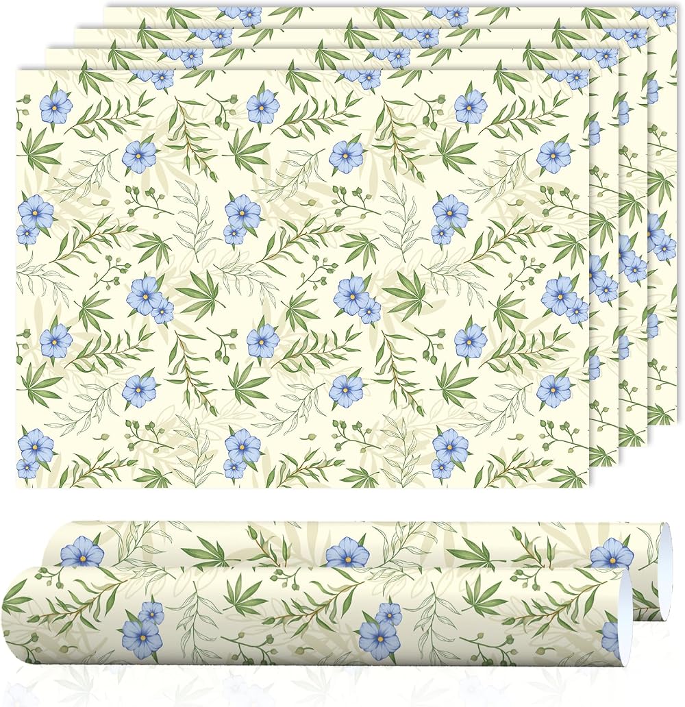 Linen Scented Drawer Liners - 6 Sheets for Wardrobe & Closet