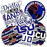 Desert Cactus Tennessee State University Sticker TSU Tigers Sticker Vinyl Decals Laptop Water Bottle Car Scrapbook (T2 HBCU-C)