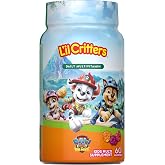 Lil Critters PAW Patrol Kids Multivitamin Gummies | 60 Count | With Vitamin A B C D E | Yummy Fruit Flavor | 11 Essential Nutrients | Gluten &amp; Dairy Free Nickelodeon Children's Daily Gummy