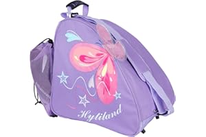 Hytiland Roller Skate Bag Cartoon Style Skate Bag Wing Ice Skate Bag Carry Quad Inline Skate Bag Removable Mesh Pocket Hockey Skate Bag Carry Quad Inline Skate Bag