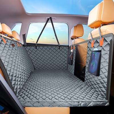 JOEJOY Back Seat Extender Dog Car Seat Cover Waterproof Foldable