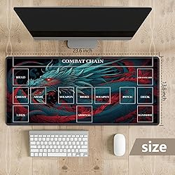 New Playmat with Zones for CCG MTG Trading Card
