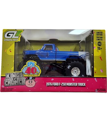 Amazon.com: Greenlight 1/18 1974 Ford F-250 Ranger XLT Monster
