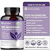 Pure Magnesium Glycinate Supplement – Highly