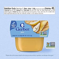 Gerber 1st Foods Baby Food, Pear Puree, Natural