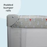 My Babiie Travel Cot Elephants Lightweight Birth to 15kg Easy Fold Grey view 8