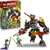 LEGO NINJAGO Cole&rsquo;s Mission Mech &amp; Dragon Zane 71854 | Building Toys for Boys &amp; Girls, Ages 7+, Ninja Mech Toy for Pretend Play, 3 Minifigures, 364 Pieces, Gift for Birthdays