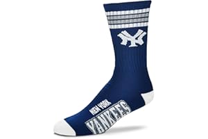 FBF ORIGINALS MLB New York Yankees 4 Stripe Deuce Socks-Large