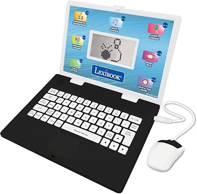Lexibook JC498i1 Learning Laptop Bilingual English French 124 Activities
