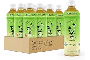 Ito En Organic Oi Ocha Unsweetened Green Tea, 16.9 Ounce (Pack of 12), Zero Calories