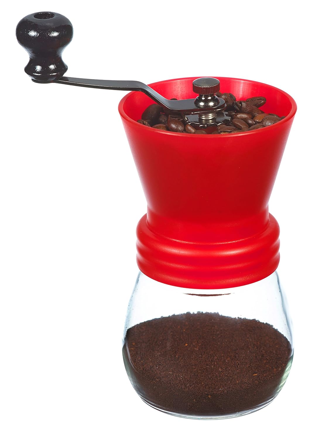 Amazon.com: GROSCHE Bremen Adjustable Ceramic Conical Burr Manual Coffee  Grinder (Red): Health & Personal Care