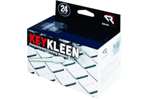Read Right KeyKleen Keyboard Cleaner Swabs, 24 Swabs per Box (RR1243) White