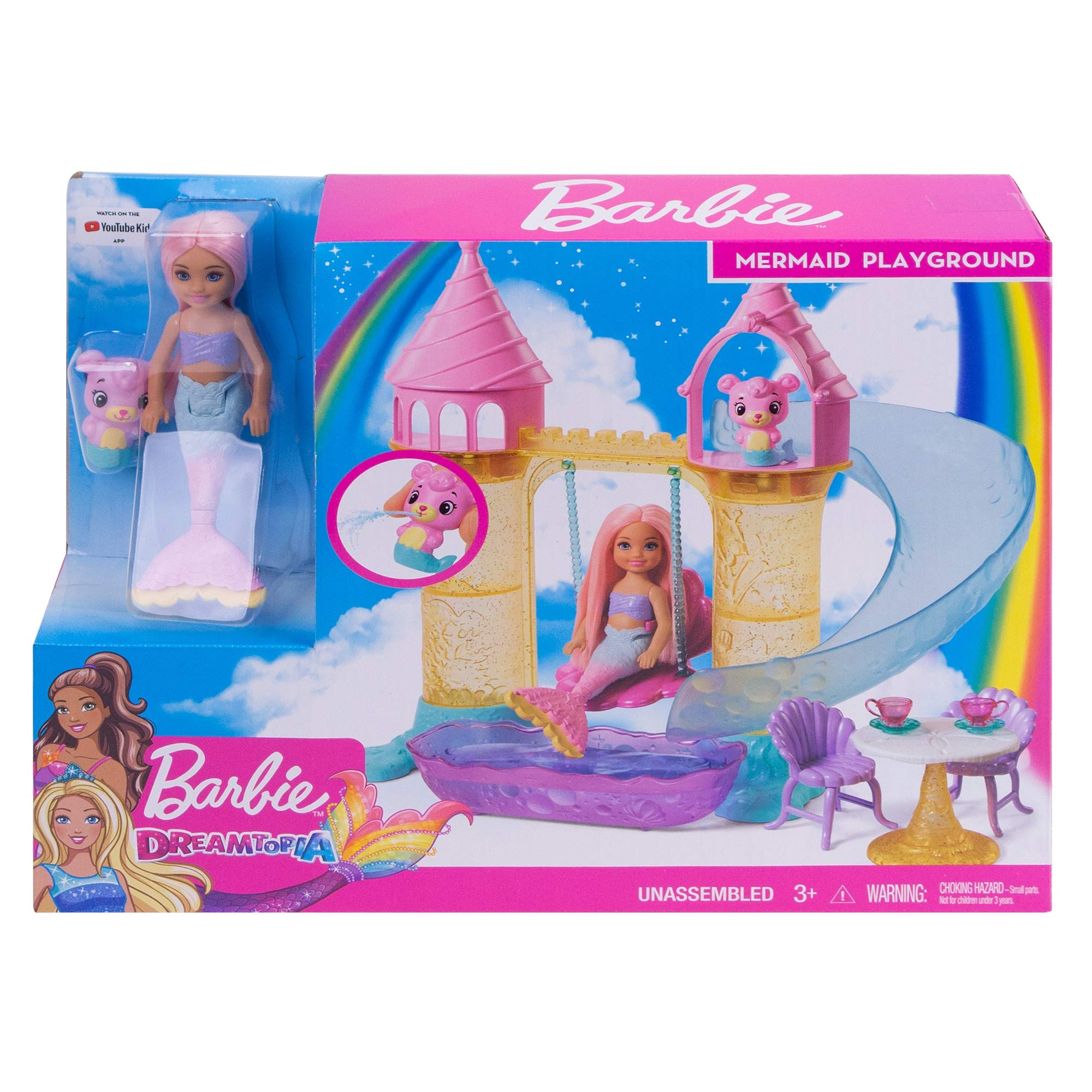 barbie dreamtopia chelsea doll and elephant