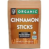 Organic Korintje Cinnamon Sticks | Perfect for Baking, Cooking & Beverages | 100+ Sticks | 2 3/4" Length | 100% Raw From Indo