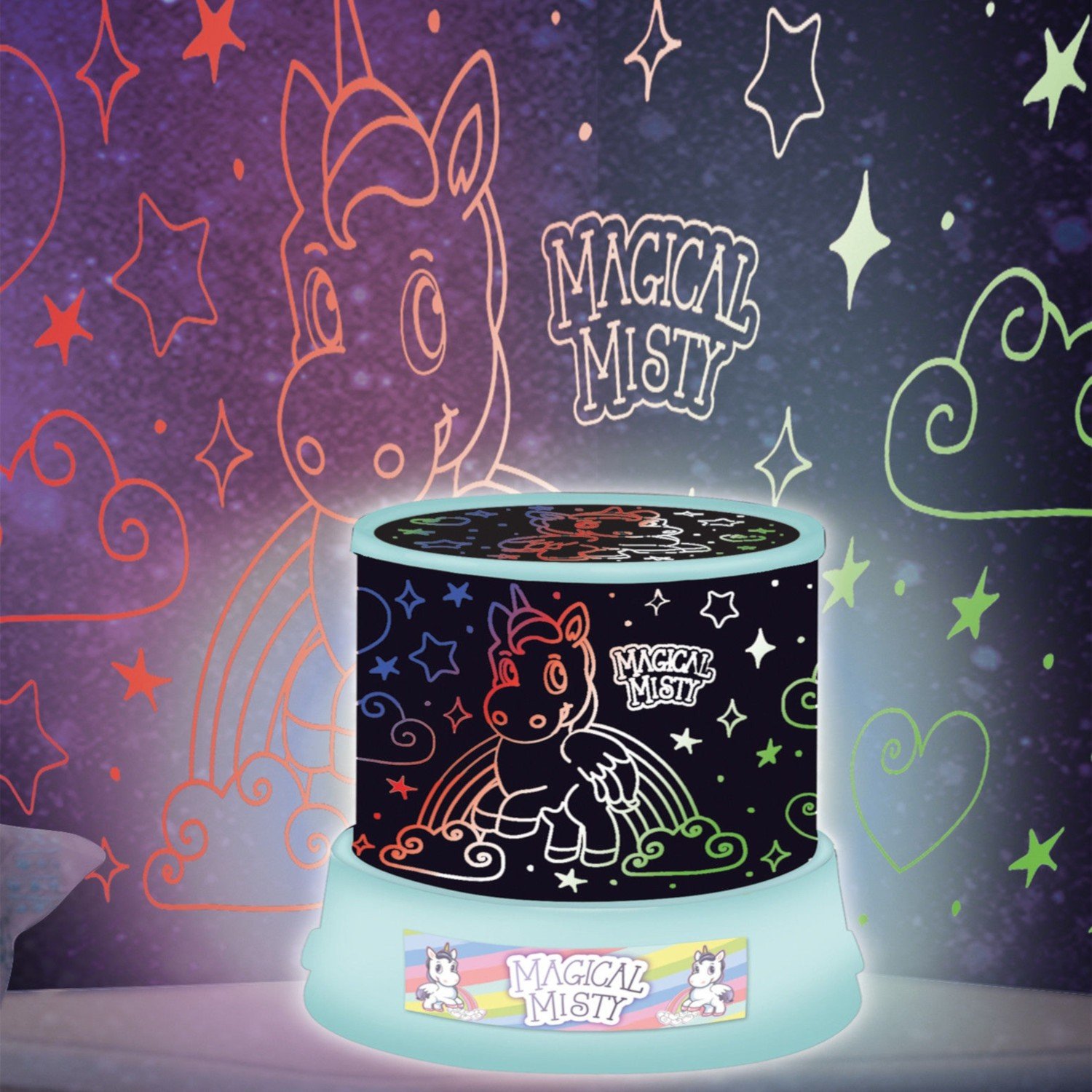 RMS Light Projector Children's LED Night Light Mood Lamp, Multi-Colour