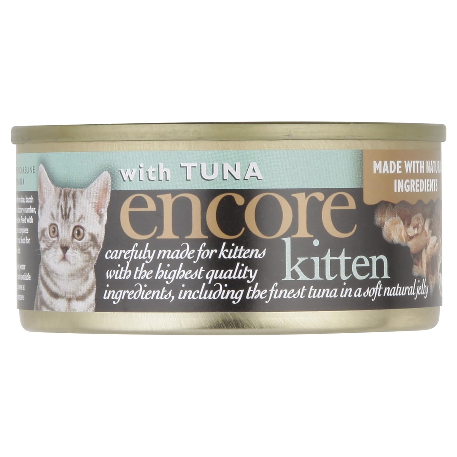 Encore Cat Food Tin Kitten Tuna, 70 g, Pack of 18 Amazon.co.uk Pet