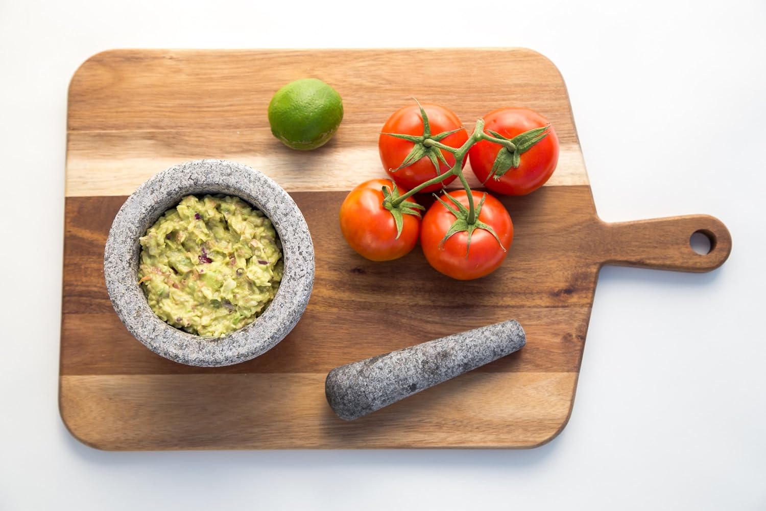 JAMIE OLIVER Mortar and Pestle, Unpolished Granite, 6 Inch: Kitchen & Dining