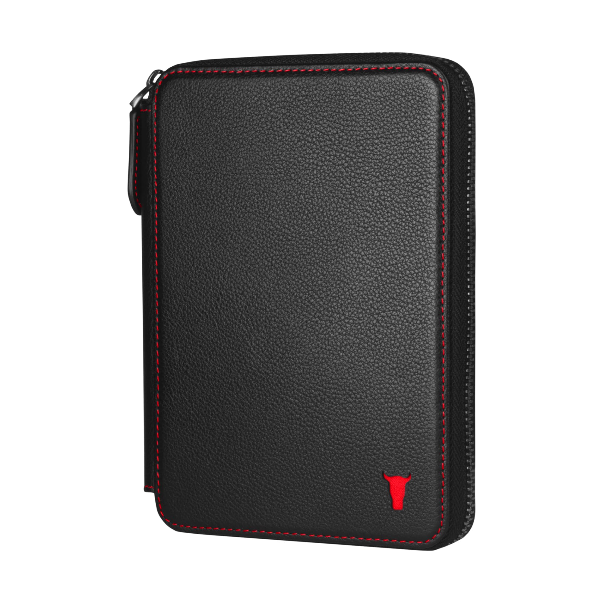 TORRO Travel Wallet – Genuine Leather Travel Organiser with Passport Holder and Detachable Cardholder