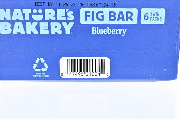 NATURE’S BAKERY BLUEBERRY FIG BARS, 2 OZ, 6 CT