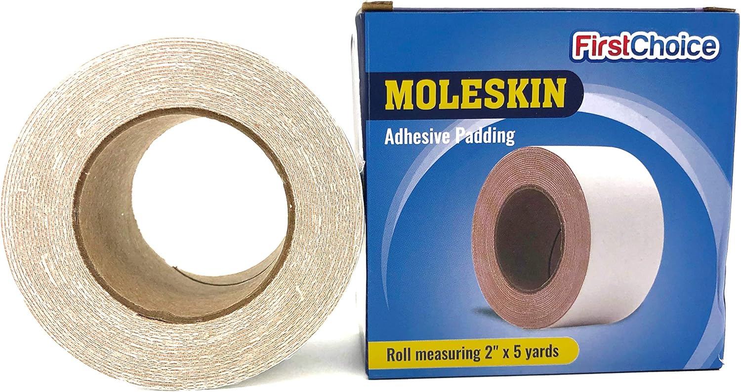 FirstChoice Extra Durable Moleskin - 2" x 5 Yards: Sports & Outdoors
