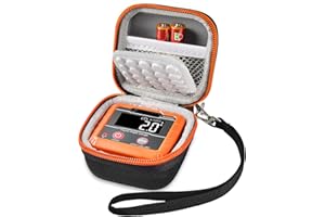 ANKHOH Case Compatible with Klein Tools 935DAG Digital Electronic Level and Angle Gauge, Finder Protractors Carrying Storage Holder Bag Fits for Degree Ranges Measures Batteries (Box Only), Orange