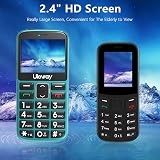 uleway Big Button Mobile Phone for Elderly Dual Sim HAC SOS Emergency view 5