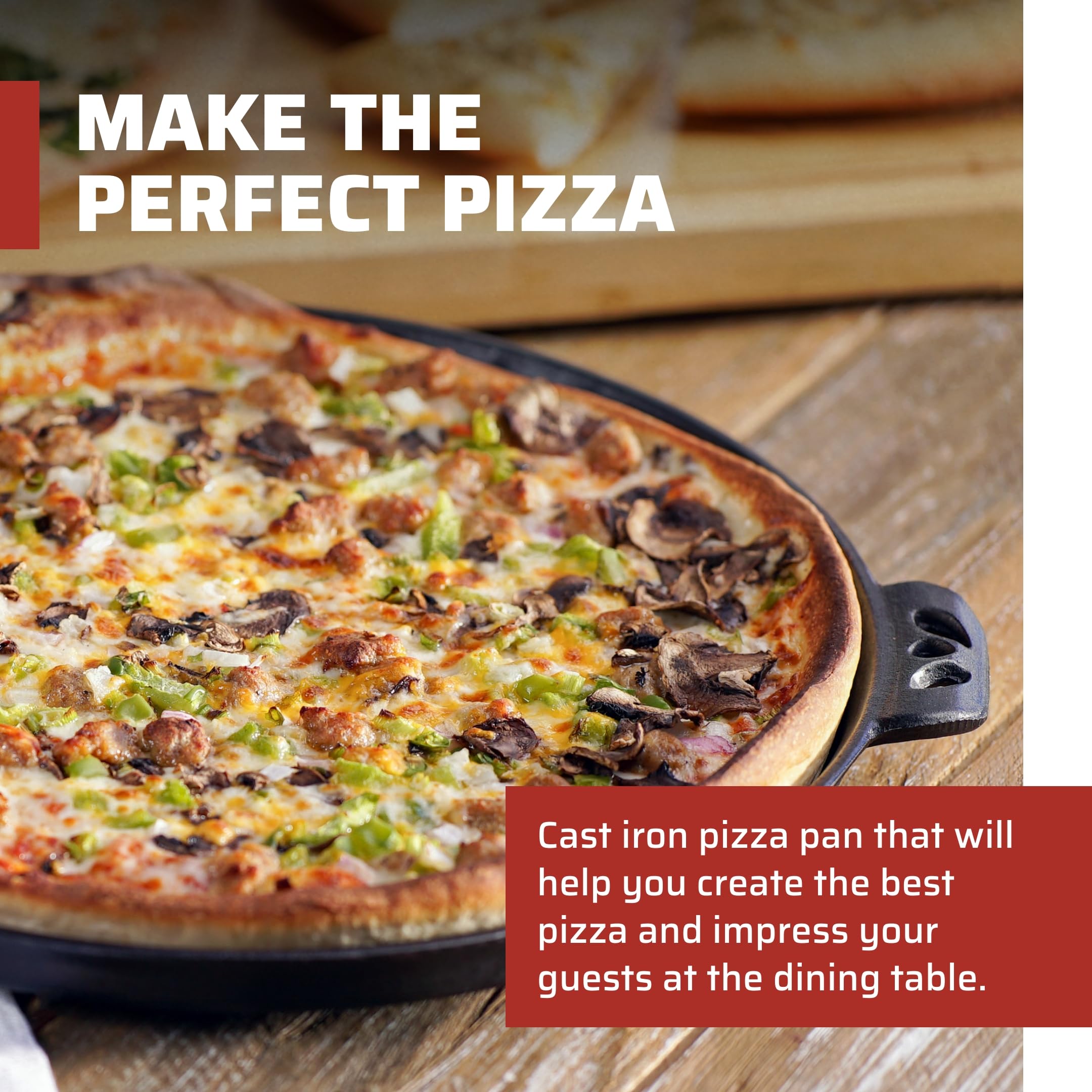 Camp Chef 14-Inch Cast Iron Pizza Pan & More