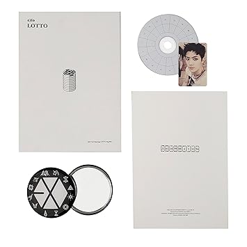 Exo Exo 3rd Repackage Album Lotto Korean Ver Cd Booklet Photocard K Pop Sealed Amazon Com Music