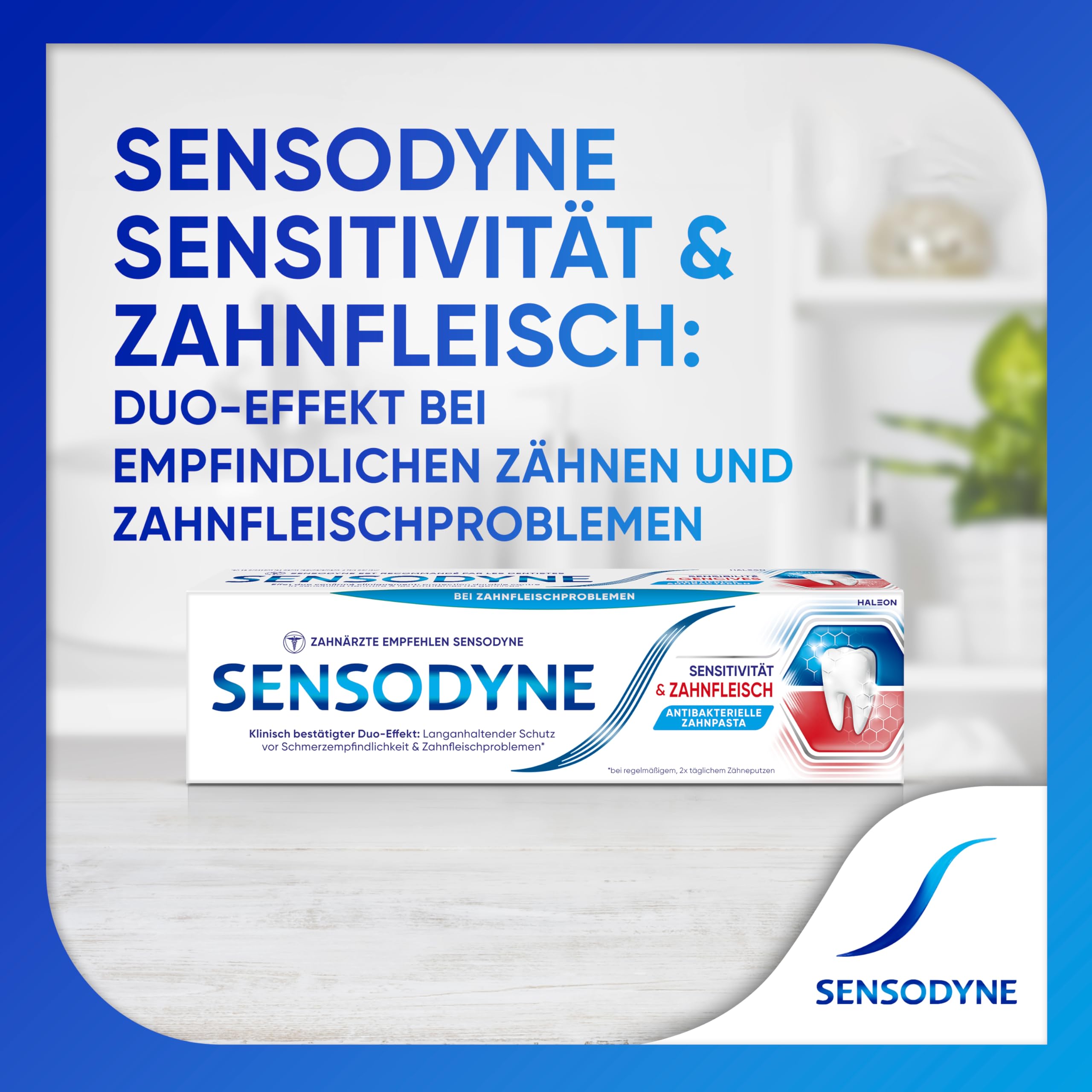 Sensodyne Sensitivität & Zahnfleisch Zahnpasta, 3x75ml, Zahncreme für verbesserte Zahnfleischgesundheit und Reduktion der Schmerzempfindlichkeit 2