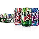 Mountain Dew 3 Flavor Core Variety Pack (Dew, Code Red, Voltage), 12 Fl Oz (Pack of 18)
