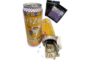SMARTER IDEAS THE BEST Arizona Mango Tea Diversion Safe 22 oz. With (2) FREE Large Smell-Proof Bags Fake Arizona Diversion Safe Stash Can Safe Arizona Security Safe Arizona Mango Decoy Can Hide Money Etc. Weighted