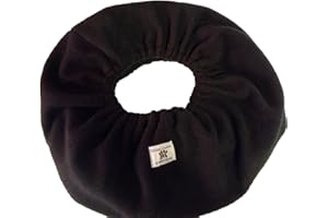 DUKE'S DIGS Critter Cuddler Small Animal Carrier and Bonding Pouch Anti-Anxiety Interactive Play Exercise Ring Therapeutic for Both Pet & Handler Small Dog Kitten Prairie Dog Guinea Pig Travel Sling - Black