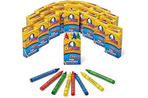 Bulk Crayons - 576 Crayons! Case Of 144 4-Packs, Premium Color Crayons for Kids and Toddlers, Non-Toxic, for Party Favors, Re
