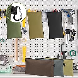 COIDEA 6 Pack Tool Bag Zipper Pouch, Premium Tool