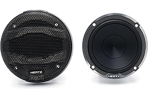 HERTZ Mille Pro Series MP-703 Pair of 3 in. (70mm) Midrange Speakers with Neodymium Magnets + Grilles