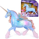 Unicorn Academy Glow Magic Skywind, Dolls &amp; Unicorn Toys, Ages 4+ | 2-in-1 Transforms to Playset, 15+ Hair Accessories, Recreate Show Moments, Storytelling Play, Birthday Gifts for Girls