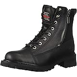 Milwaukee Motorcycle Clothing Company Accelerator Leather Men's Motorcycle Boots (Black, Size 8.5EE)