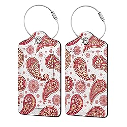 Docsckus 1 PCS PU Leahter Luggage Tag with