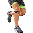 BraceAbility Patellar Tendon Support Strap - Knee Stabilizer Brace with Adjustable Band for Patella Tendonitis, Osgood Schlatter, Soccer, Basketball, Running, Jumper's Knee, Tennis, Volleyball (XS)