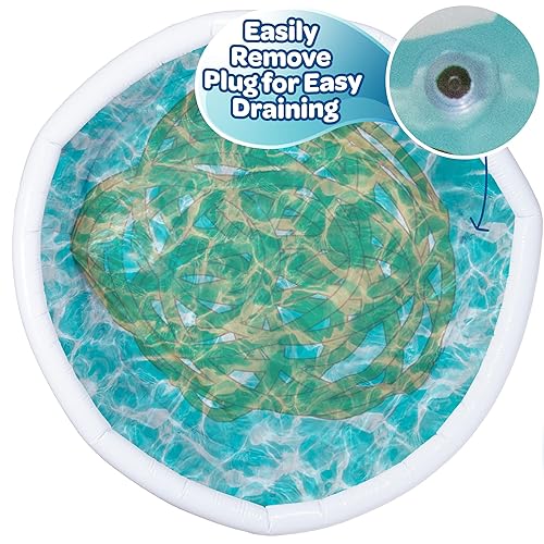 Inflatable Ramen Noodle Kiddie Pool – 67″ Round Kawaii Backyard