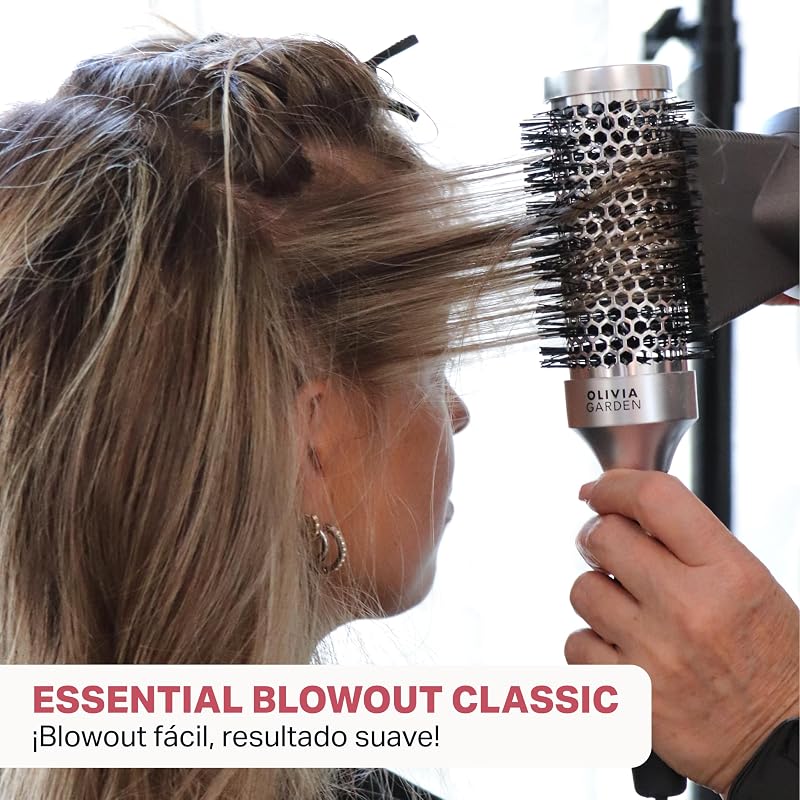 Essential Blowout Classic Cepillo Redondo, Plateado, 45 mm — foto 6 de 8