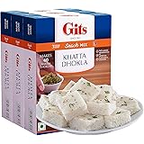 Gits Instant Mix Box - 600gm (Pack of 3 x 200gm) | Ready to Cook Indian Breakfast/Lunch/Dinner/Snack Meal | No Artificial Col