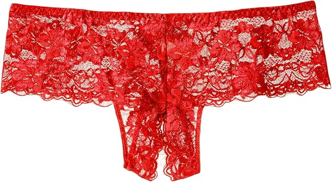 red lace thong