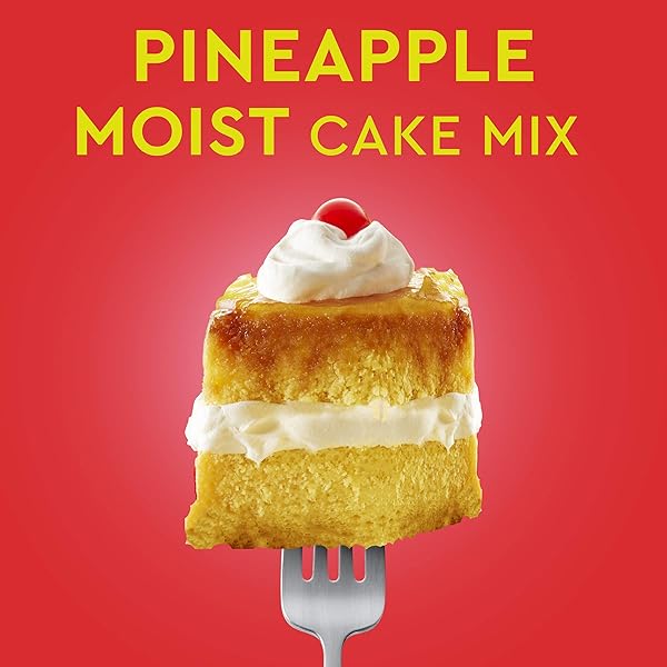 DUNCAN HINES SIGNATURE PERFECTLY MOIST PINEAPPLE SUPREME NATURALLY FLAVORED CAKE MIX 15.25 OUNCE